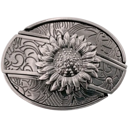 Sunflower Belt Buckle (Built-in knife)